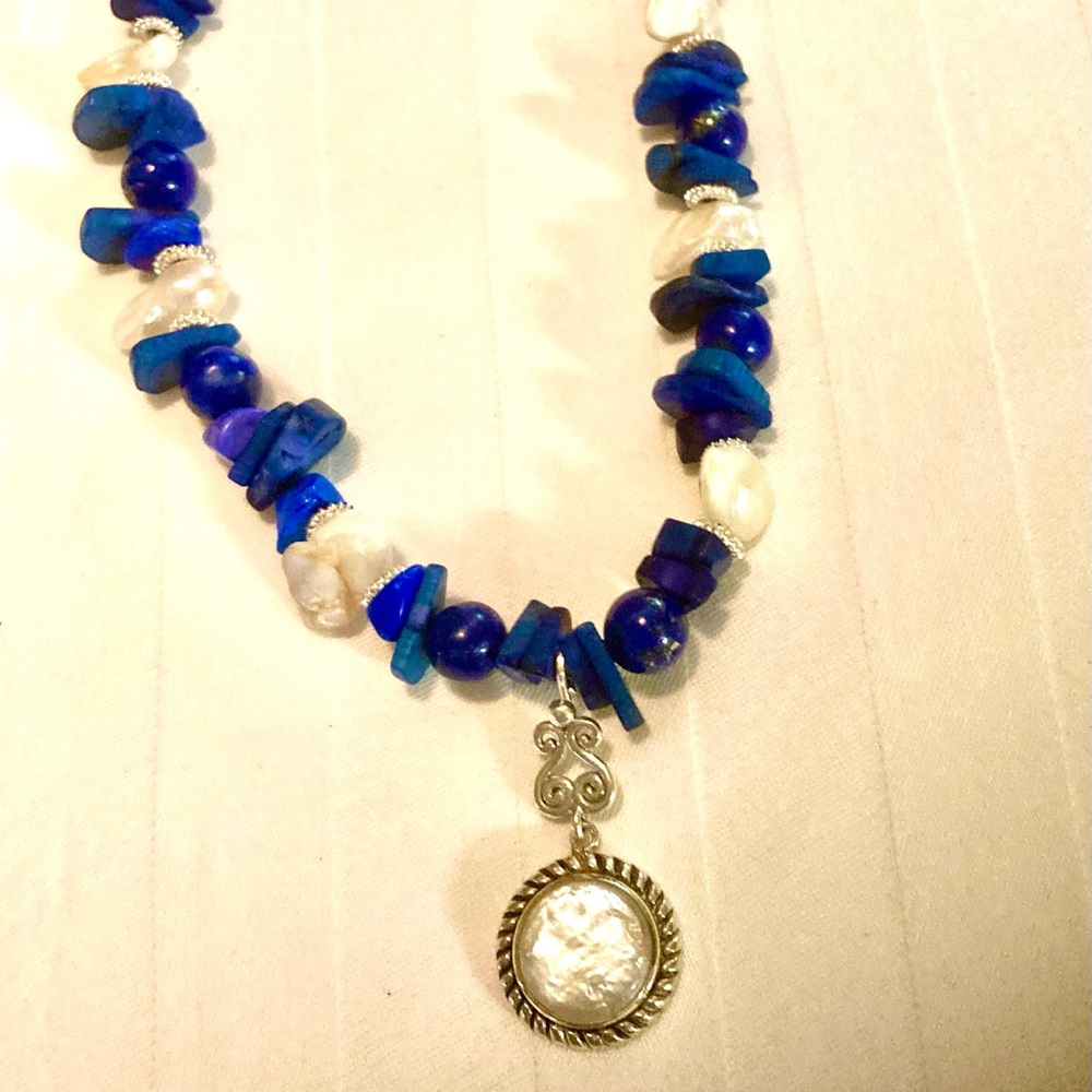 Blue Lapis Choker - Picture 4 of 4